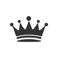 
king crown icon set vector 
