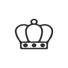 
king crown icon set vector 
