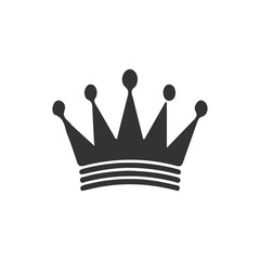 
king crown icon set vector 
