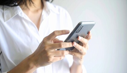 smartphone in hand