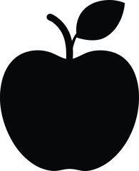 Apple Black Vector silhouette