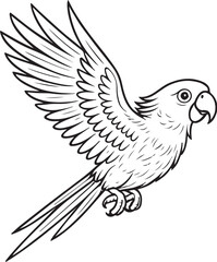 parrot_flying_upward_vector.eps