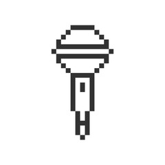 microphone speaker voice pixel art