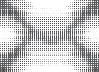 Fototapeta premium Halftone Envelope Icon – Abstract Email or Postal Design