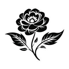 Floral Silhouette Vector Illustration