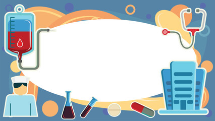 Medical Health Background presents health knowledge medical connection.