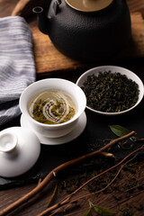 Longjing Green Tea Premium Chinese Tea Scene