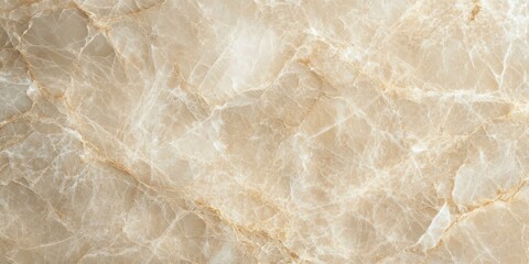 Fototapeta premium smooth beige marble surface with intricate white and light brown natural veining texture