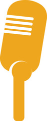 vector illustration of a microphone