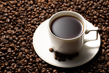Quality Coffee Beans Close Up Aromatic Beverage Ingredient