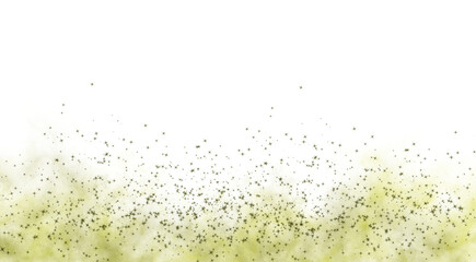 Dark silhouette of a person standing in a field at night