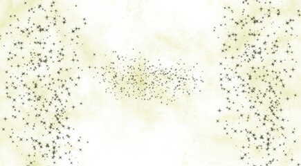 Abstract dark forest with muted green and brown tones