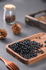 Black Beans Healthy Legume Minimal Food Scene
