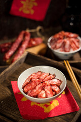 Chinese Cured Sausage Festive Flavor Traditional Snack