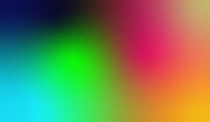 Obraz premium Colorful Grainy Gradient Background with Smooth Transitions and Noise Texture