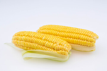 Fresh Yellow Corn Culinary Ingredient Close Up