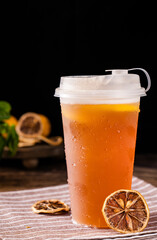 Iced Lemon Black Tea Summer Cooling Refreshment