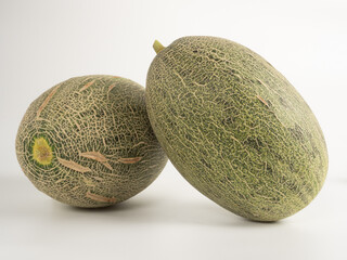 Hami Melon Fresh Sweet Summer Fruit Close Up