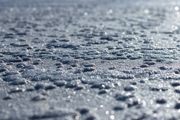 Obraz premium salt lake texture background