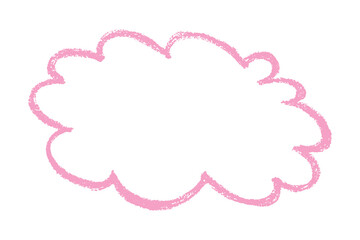 Hand drawn speech bubble Blank empty message box Textbox frame for banners, price tags, stickers, design