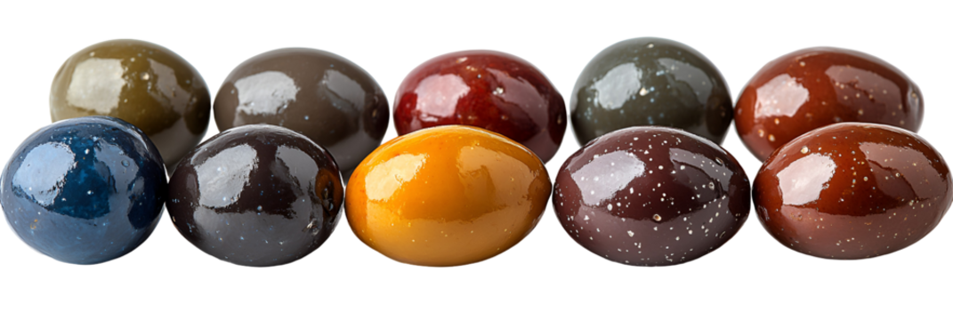 Abstract multicolored blurred round shapes background - Powered by Adobe