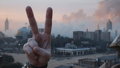 A sketch or line art drawing of two hands meeting in a fist bump. Symbol of friendship, agreement, and teamwork.
