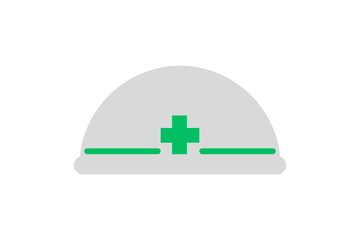 工事防災ヘルメット　灰色