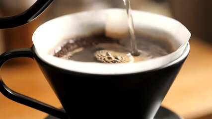 Pour Over Coffee Brewing Process A Detailed Visual Guide.