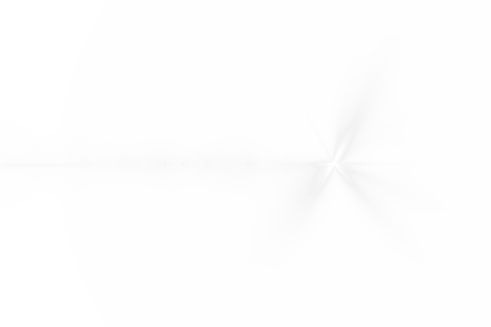 Lens Flare Light Burst Effect on Transparent Background Abstract Glowing Rays and Reflections