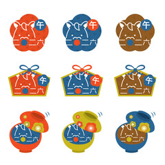 2026年　午年　 アイコン・見出しセットB　