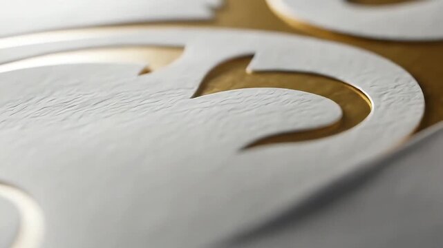 logo emboss on textured white Videos