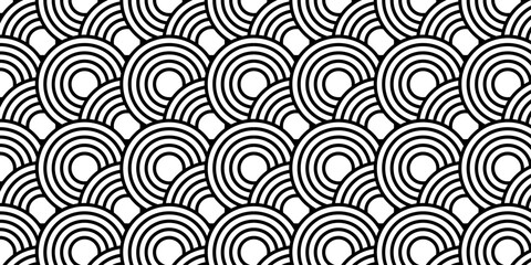 seamless swirl circle fabric overlapping element decorative texture background	
