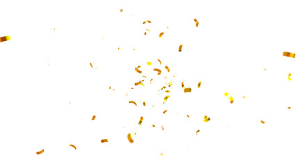 Fototapeta premium Multicolor confetti abstract background, Realistic Confetti on transparent PNG Festive decorative tinsel element for design. Colorful confetti explosion isolated on transparent background. 3D Confeti