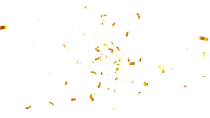 Multicolor confetti abstract background, Realistic Confetti on transparent PNG Festive decorative tinsel element for design. Colorful confetti explosion isolated on transparent background. 3D Confeti