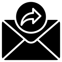 Forward Message  Icon Element For Design