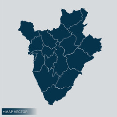 Burundi map