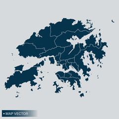 Hong Kong map