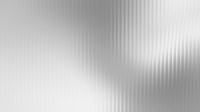 A stylish horizontal motion graphic featuring a surface with thin vertical stripes moving subtly, highlighting a fractal pattern on a light gray and white background.
