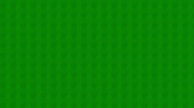 Seamless looping pattern solid green background with a square pattern offers a perfect repeating animation.