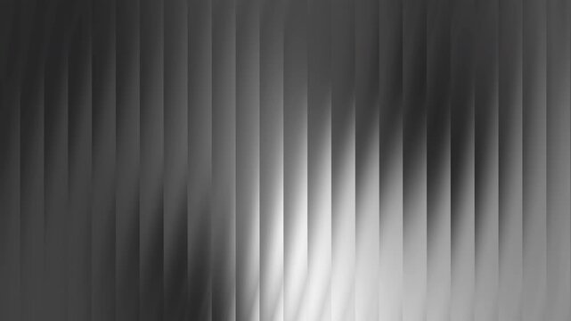 A dynamic horizontal motion graphic featuring abstract wavy lines creating a sleek, flowing surface with a visual fractal effect on a dark gray gradient.