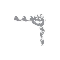 Halloween corner frame