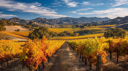 Fototapeta premium Vineyard landscape