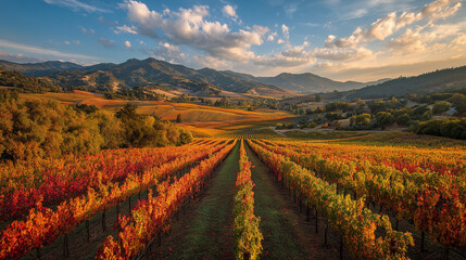 Fototapeta premium Vineyard landscape
