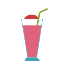 Lassi on White Background