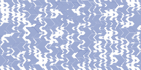 Seamless Blue Arrow Geometric Abstract Pattern