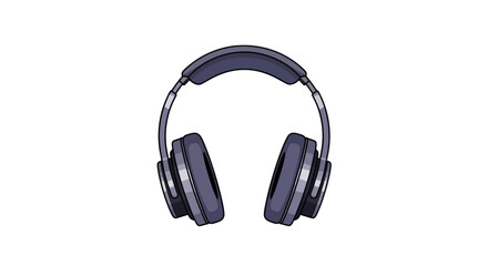 Sleek Over-Ear Headphones with Padded Earcups and Adjustable Headband.