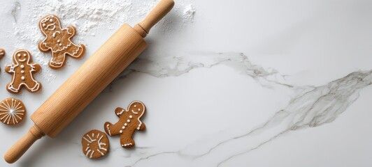 Christmas Baking Scene.