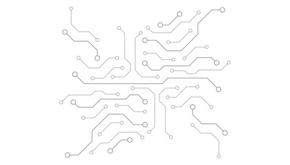 Abstract digital background with technology circuit board texture. Electronic motherboard illustration. Communication and engineering concept. Vector illustration