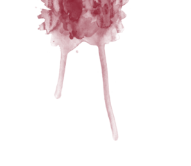 Abstract paint drip pattern with colorful lines and smooth gradient shades