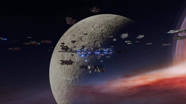 An alien fleet is making its way to Earth.